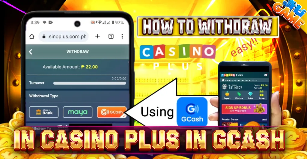 how to withdraw in casino plus in gcash